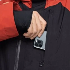 686 Gore-Tex Core Shell Jacket -Mons Royale Shop 686 gore tex core shell jacket brick red colorblock alt6 ro m2w107