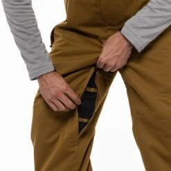 686 Hot Lap Insulated Bib Pant -Mons Royale Shop 686 hot lap insulated bib pant breen alt6 ro m2w211